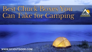 Chuck Boxes You Can Take for Camping | Slim Fold Cook Station