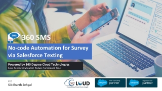 No-code Automation for Survey via Salesforce Texting