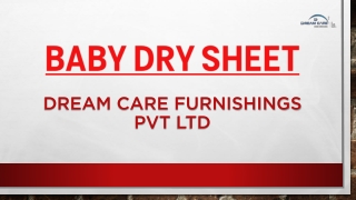 baby dry sheet