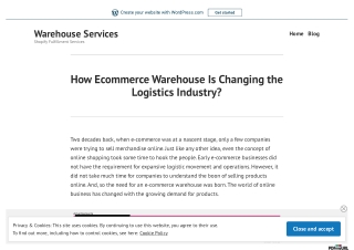 How Ecommerce Warehouse Is Changing the Logistics Industry?