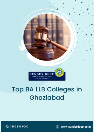 BA LLB Colleges in Delhi | Law College in Ghaziabad | Sunder Deep College of Law