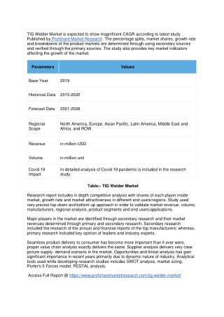 TIG Welder Market