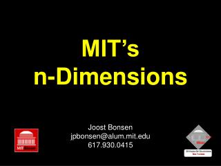 MIT’s n-Dimensions