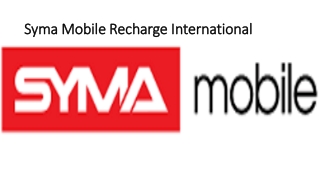 Syma Mobile Recharge International