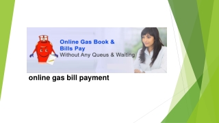 online gas bill payment