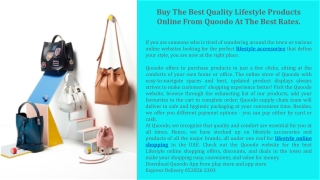 lifestyle products online