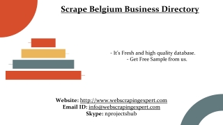 Scrape Belgium Business Directory