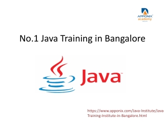 Java Training Institute in Bangalore
