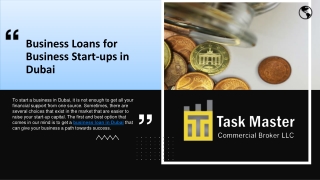 Business Loans for Business Start-ups in Dubai