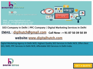 Digital Marketing Services In Delhi NCR | SEO Company In Delhi NCR
