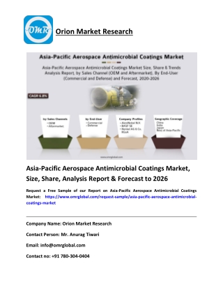 Asia-Pacific Aerospace Antimicrobial Coatings Market