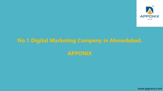 No.1 Digital Marketing Company in Ahmedabad Apponix.