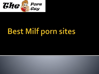Best Milf porn sites
