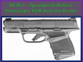 HS H11 – Springfield Hellcat 9mmLuger RDR Red Dot Ready
