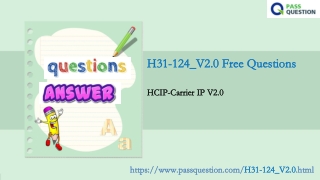 HCIP-Carrier IP V2.0 H31-124_V2.0 Real Questions