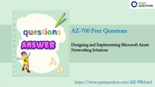 Microsoft Certified Azure Network Engineer Associate AZ-700 Practice Test Questions