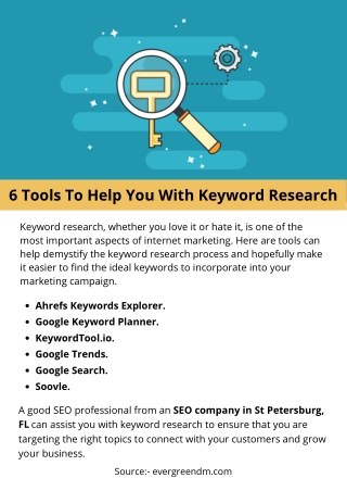 6 Tools To Help You With Keyword Research