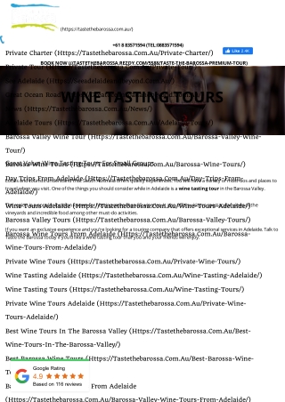 Wine Tasting Tours