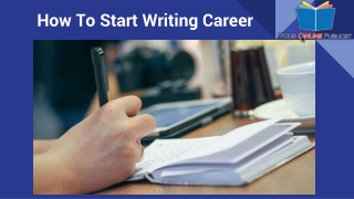 How To Start Writing Career