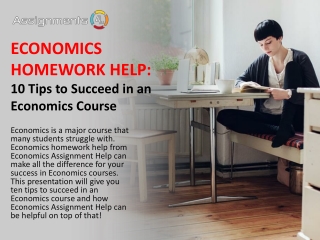 ECONOMICS HOMEWORK HELP