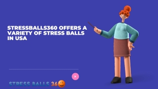 Stressballs360 Offers A Variety Of Stress Balls In USA
