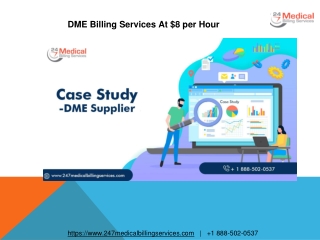 DME Billing Services At $8 per Hour