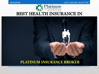 Best Health Insurance in Dubai