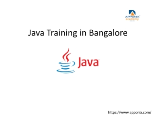 Java Training in Bangalore