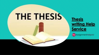 Importance of technique to write a thesis 
