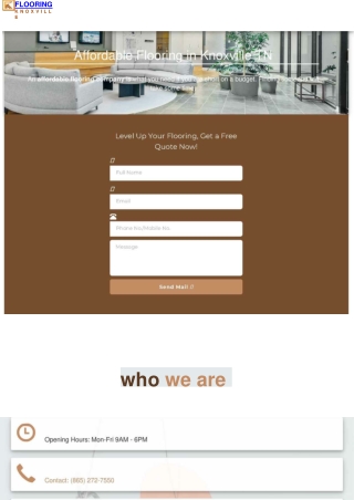 Affordable Flooring in Knoxville TN ppt