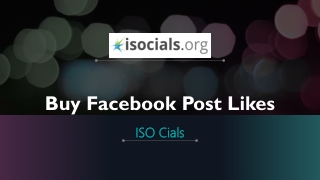 Buy Facebook Post Likes