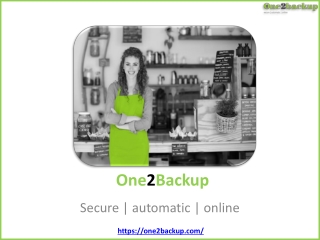 Data Backup Security - One2backup