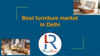 Best furniture market in Delhi