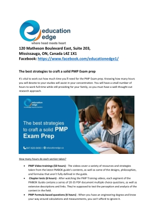 The best strategies to craft a solid PMP Exam prep