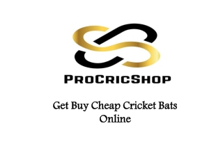 Get Buy Cheap Cricket Bats Online