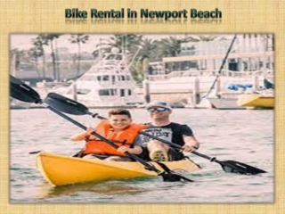 Bike Rental in Newport Beach