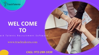 Recruitment tracking software