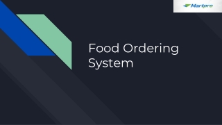 Food Ordering System
