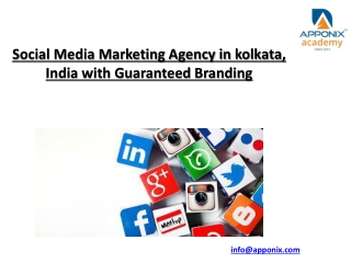 Social Media Marketing Agency in kolkata, India PPT