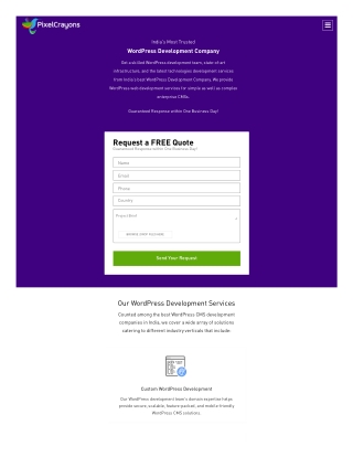 PixelCrayons: India's Most Popular WordPress Development Company