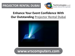 Enhance Your Event With Our Outstanding Projector Rental Dubai