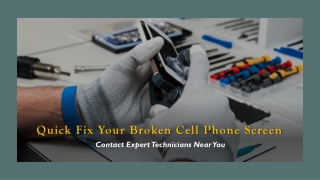 How to Fix Your Cell Phone Cracked Screen at Affordable Prices in Covina?