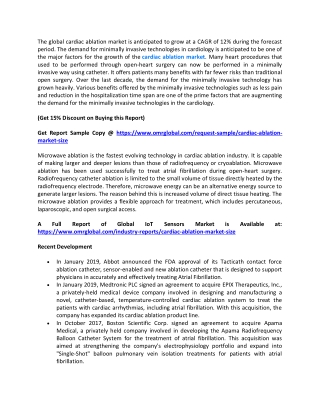 Cardiac Ablation Market