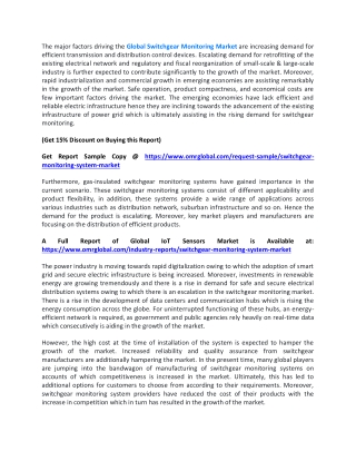 Switchgear Monitoring System Market