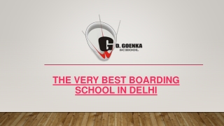 The Very Best Boarding School in Delhi