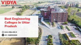 Top 10 Engineering Colleges in India | Top Polytechnic College in UP | VCE