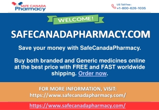 SafeCanadaPharmacy - Buy Generic Medicines Online