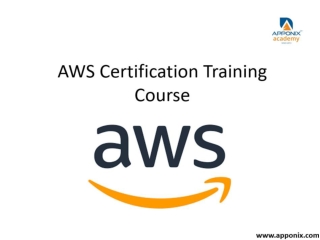AWS Certification Training Course