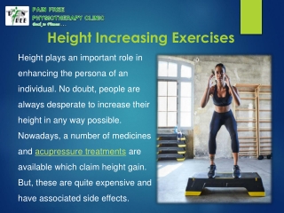 Height Increasing Exercises and Physiotherapy