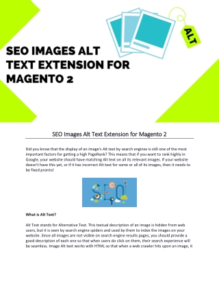 SEO Images Alt Text Extension for Magento 2